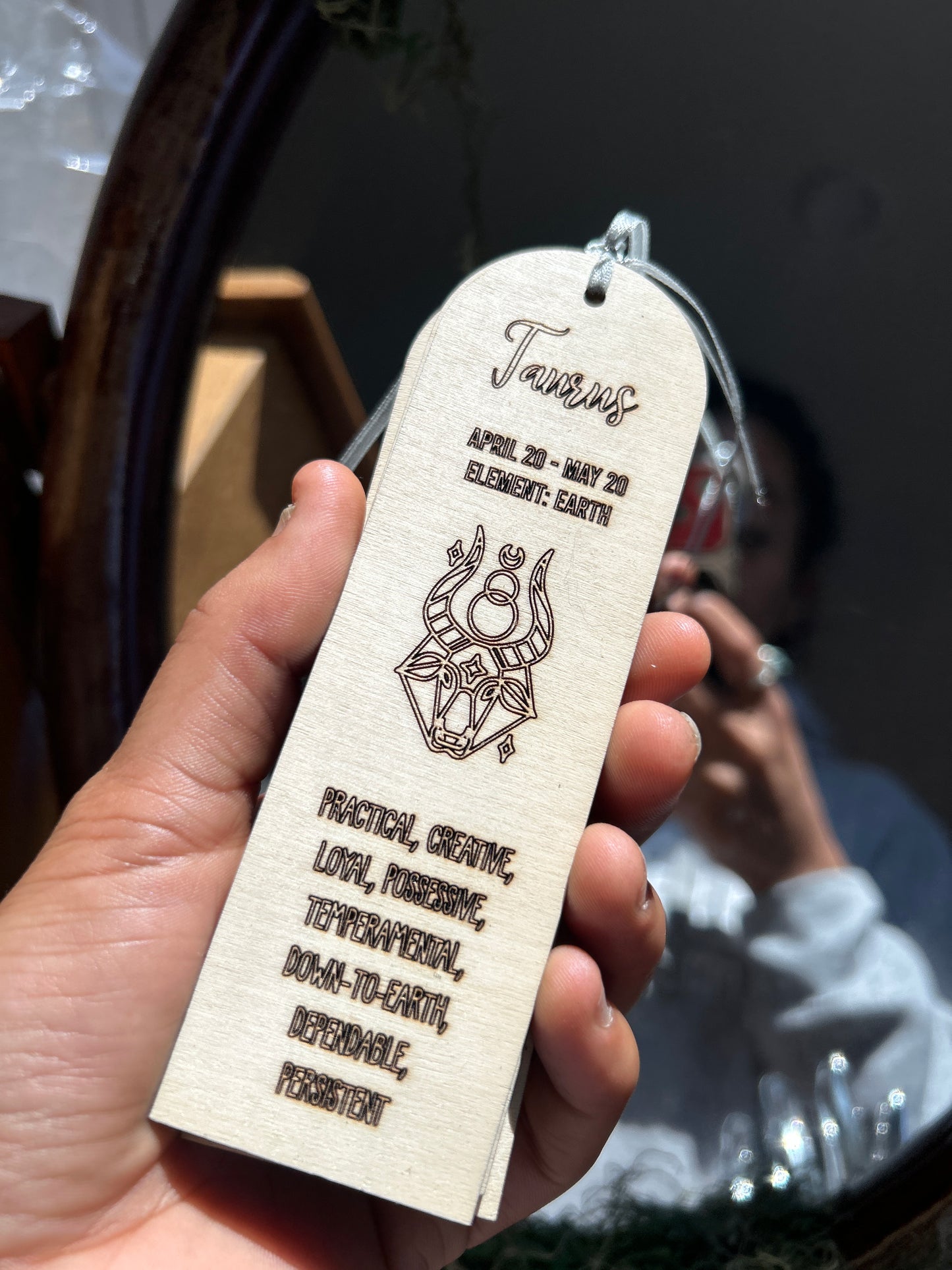 Wooden Horoscope Bookmarks – Laser-Engraved by Abe’s Woodshop