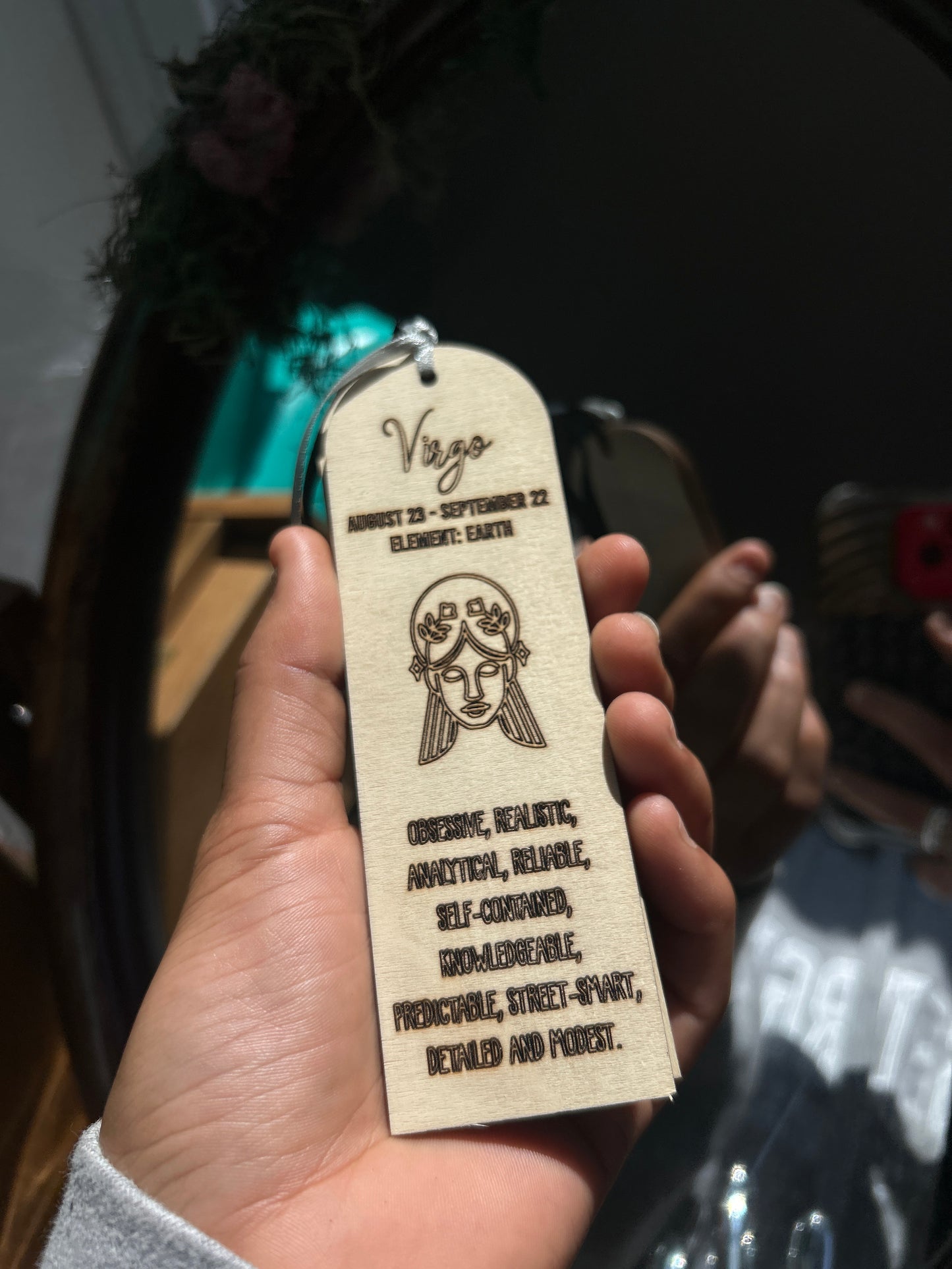 Wooden Horoscope Bookmarks – Laser-Engraved by Abe’s Woodshop