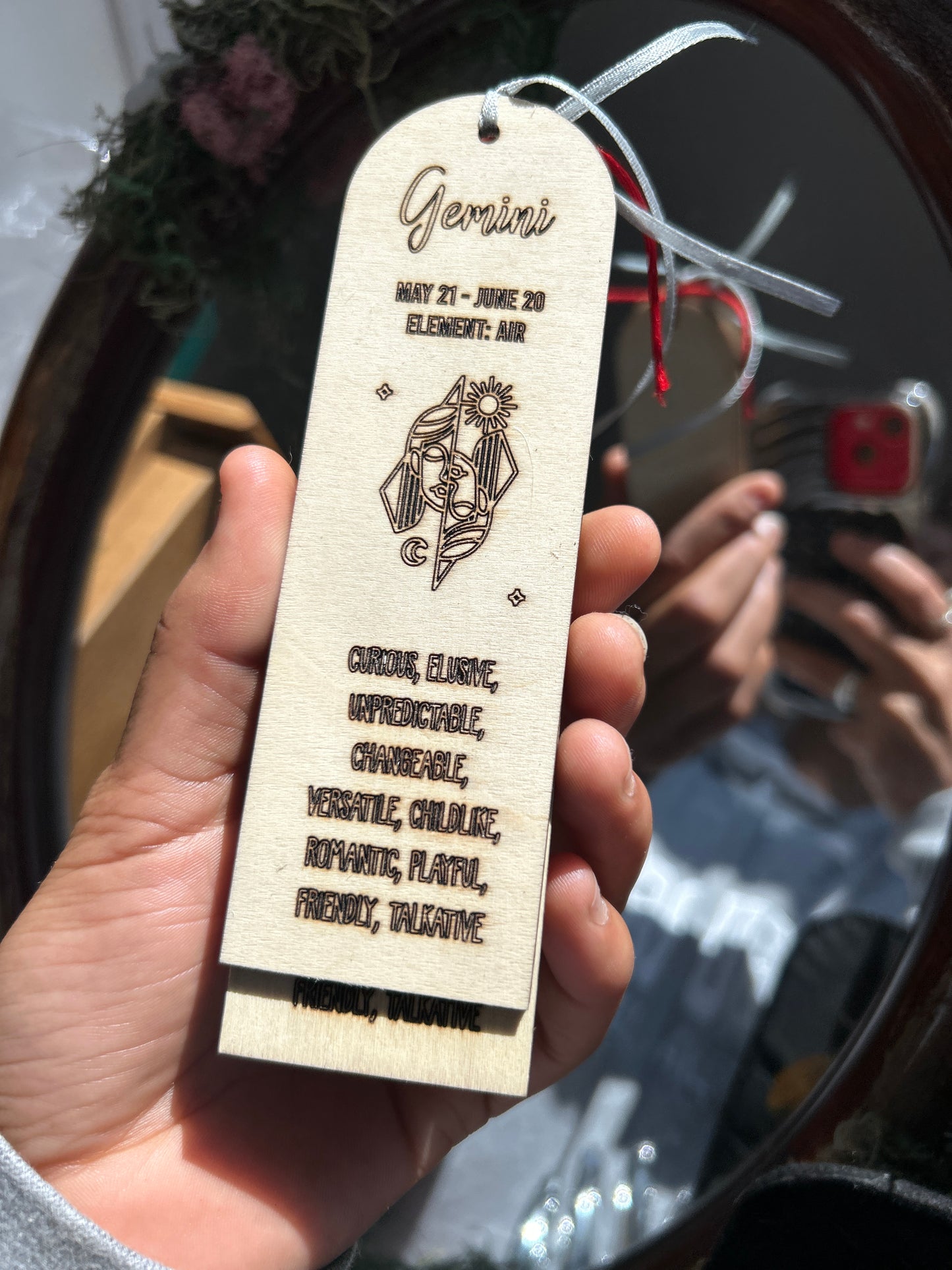 Wooden Horoscope Bookmarks – Laser-Engraved by Abe’s Woodshop