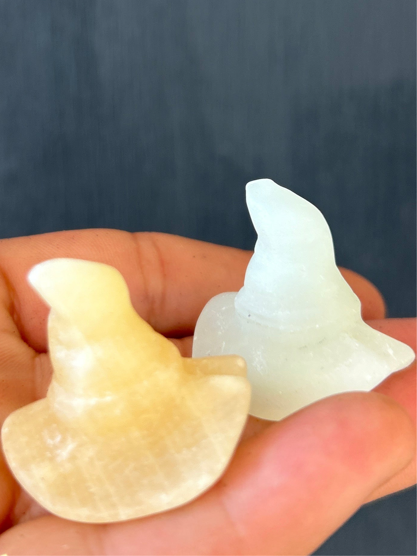Calcite Witch Hat Crystal – 1”