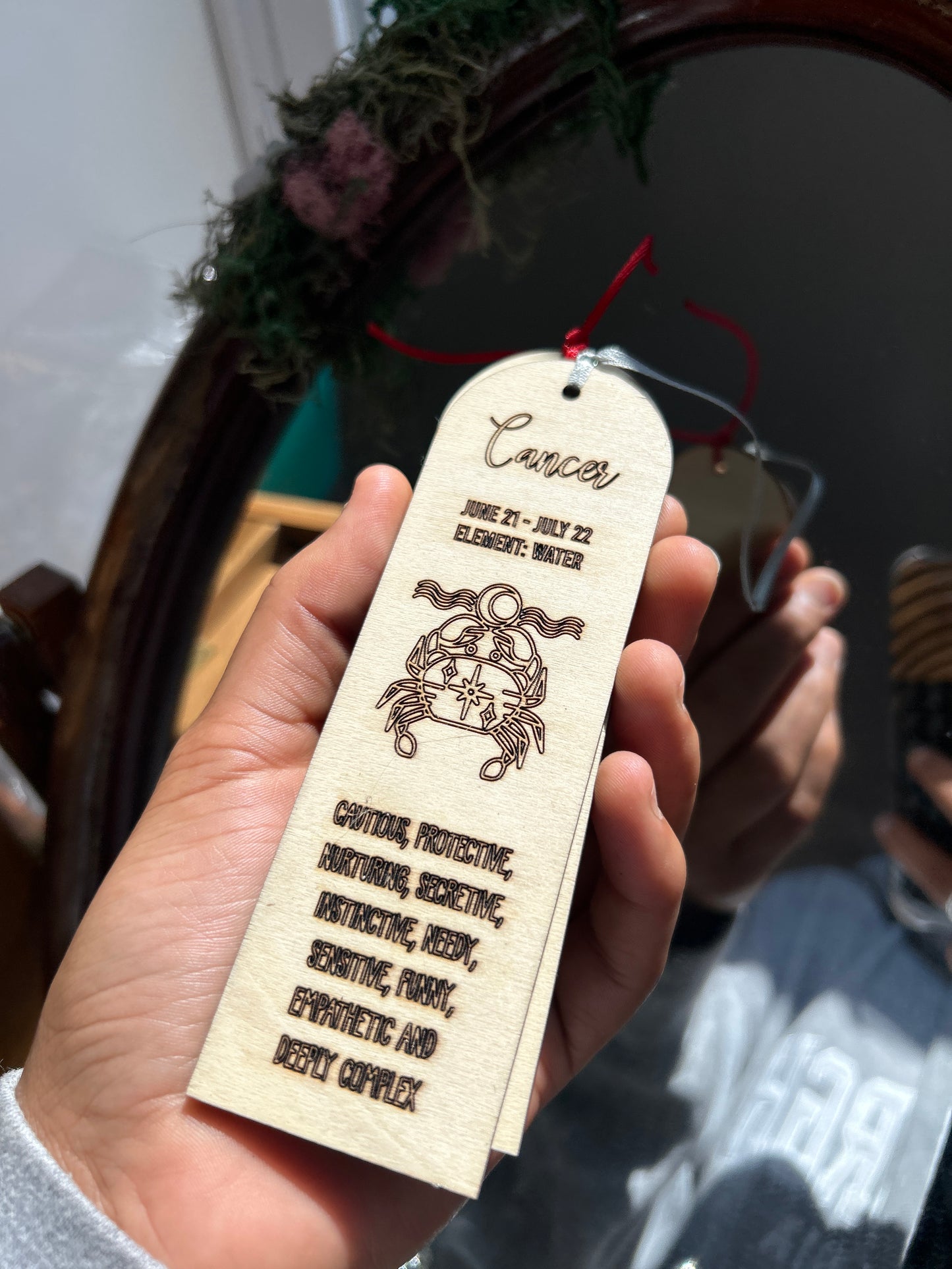 Wooden Horoscope Bookmarks – Laser-Engraved by Abe’s Woodshop