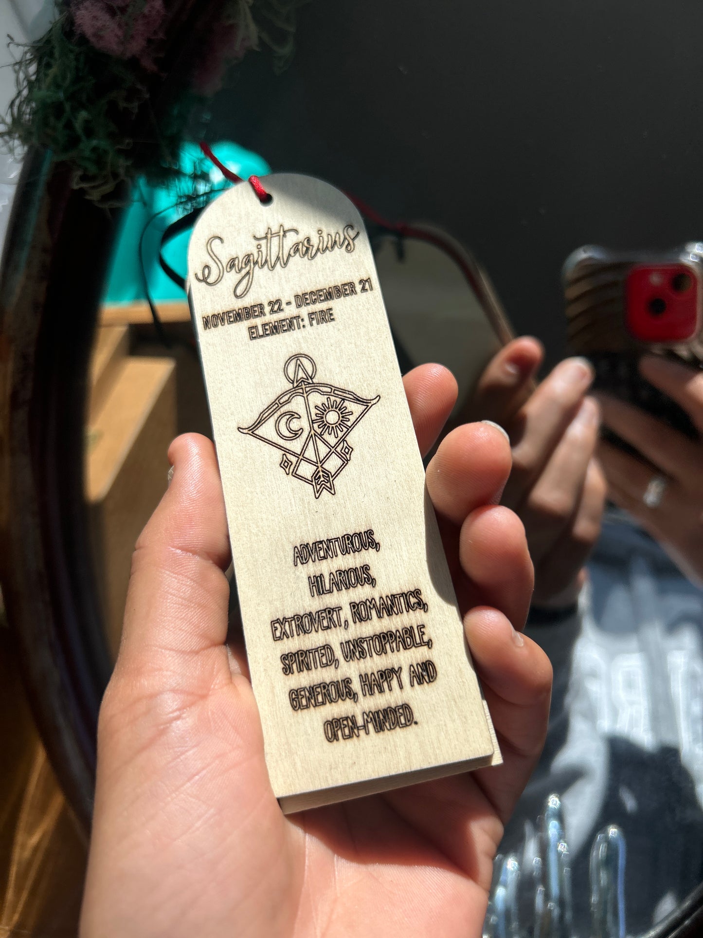 Wooden Horoscope Bookmarks – Laser-Engraved by Abe’s Woodshop