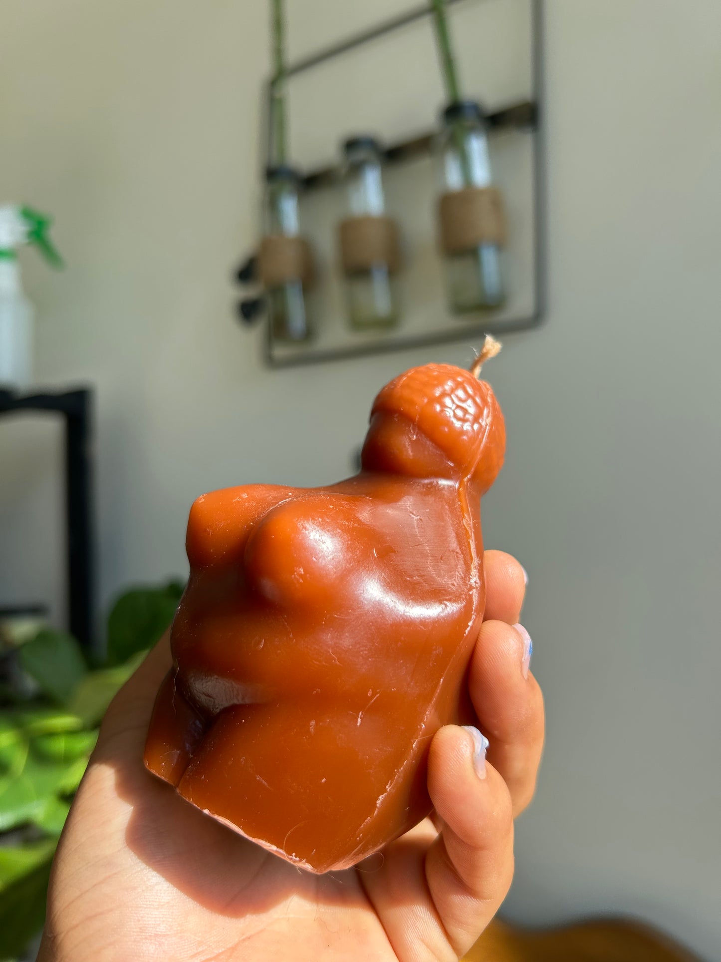 Brown Fertility Candle ā 4 inches
