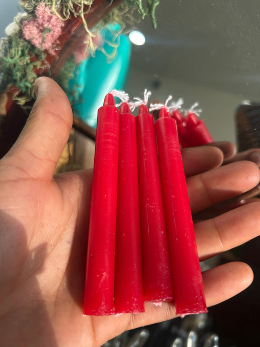 Red Chime Candle – 4” Tall