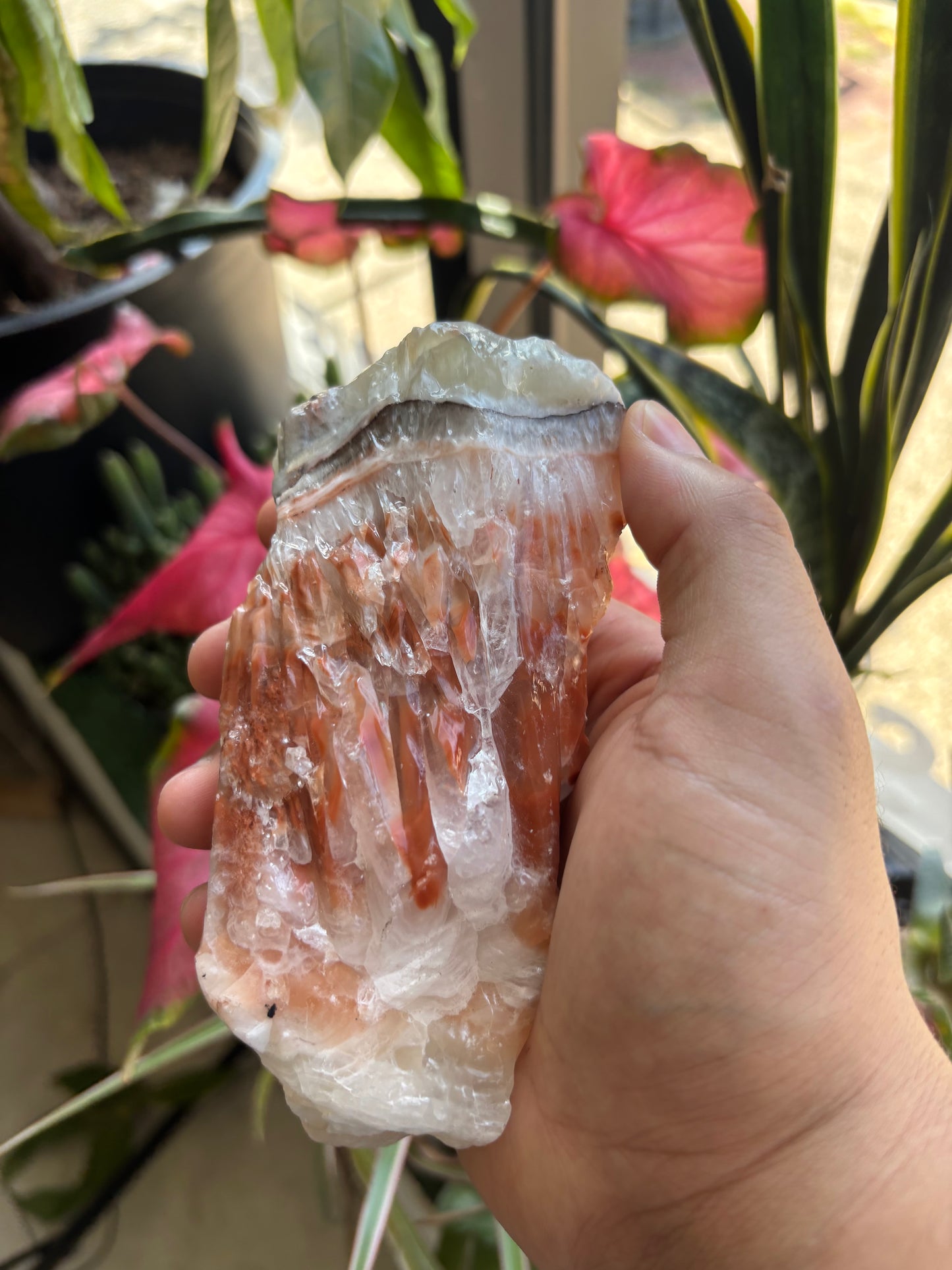 Rainbow Calcite Raw Point