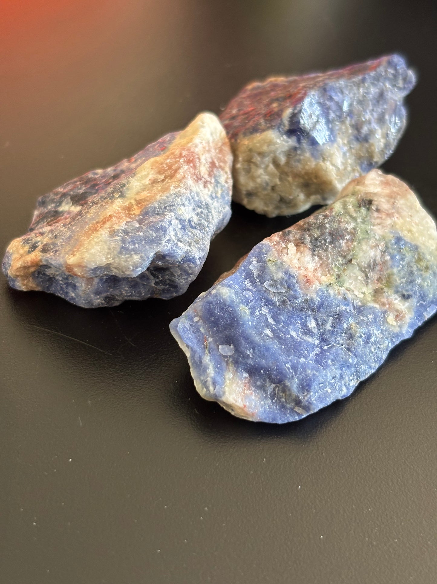 Raw Sodalite Crystals – 1.5” to 2”