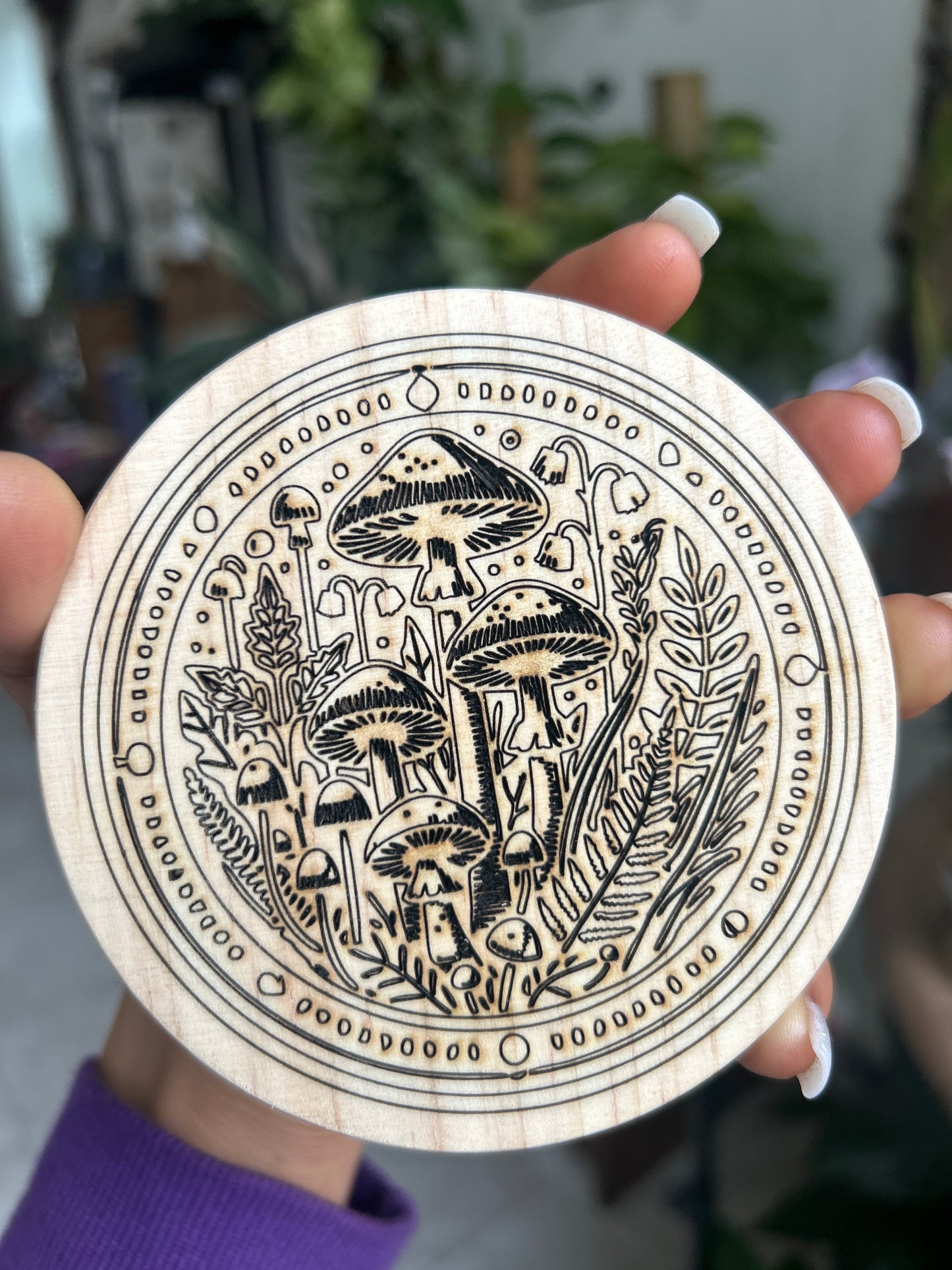Mycelium Web coaster