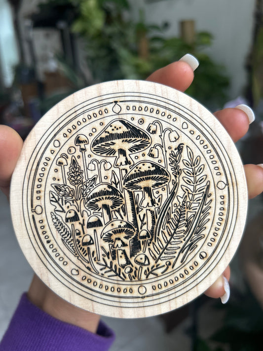 Mycelium Web coaster
