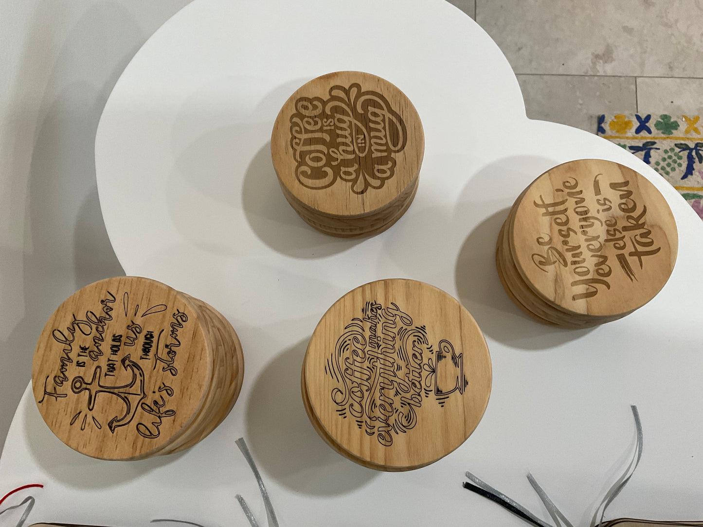 Coasters by Abe's Woodshop