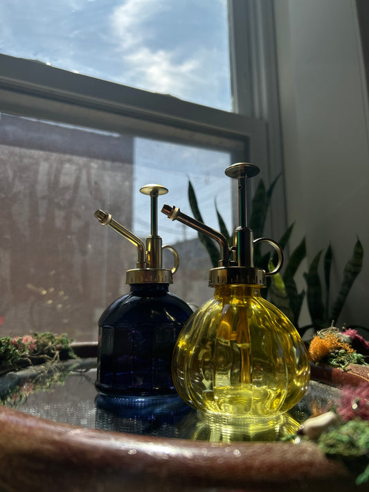 Vintage-Inspired Glass Plant Sprayers