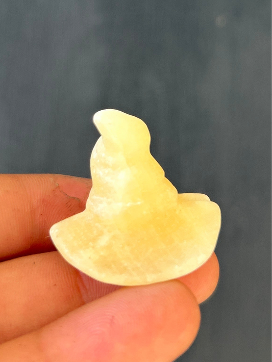 Calcite Witch Hat Crystal – 1”