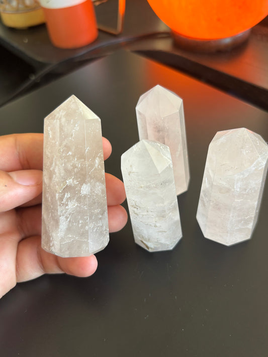 Clear Quartz Crystal Tower