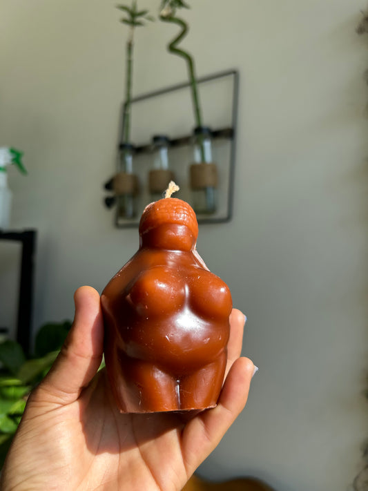 Brown Fertility Candle – 4 inches